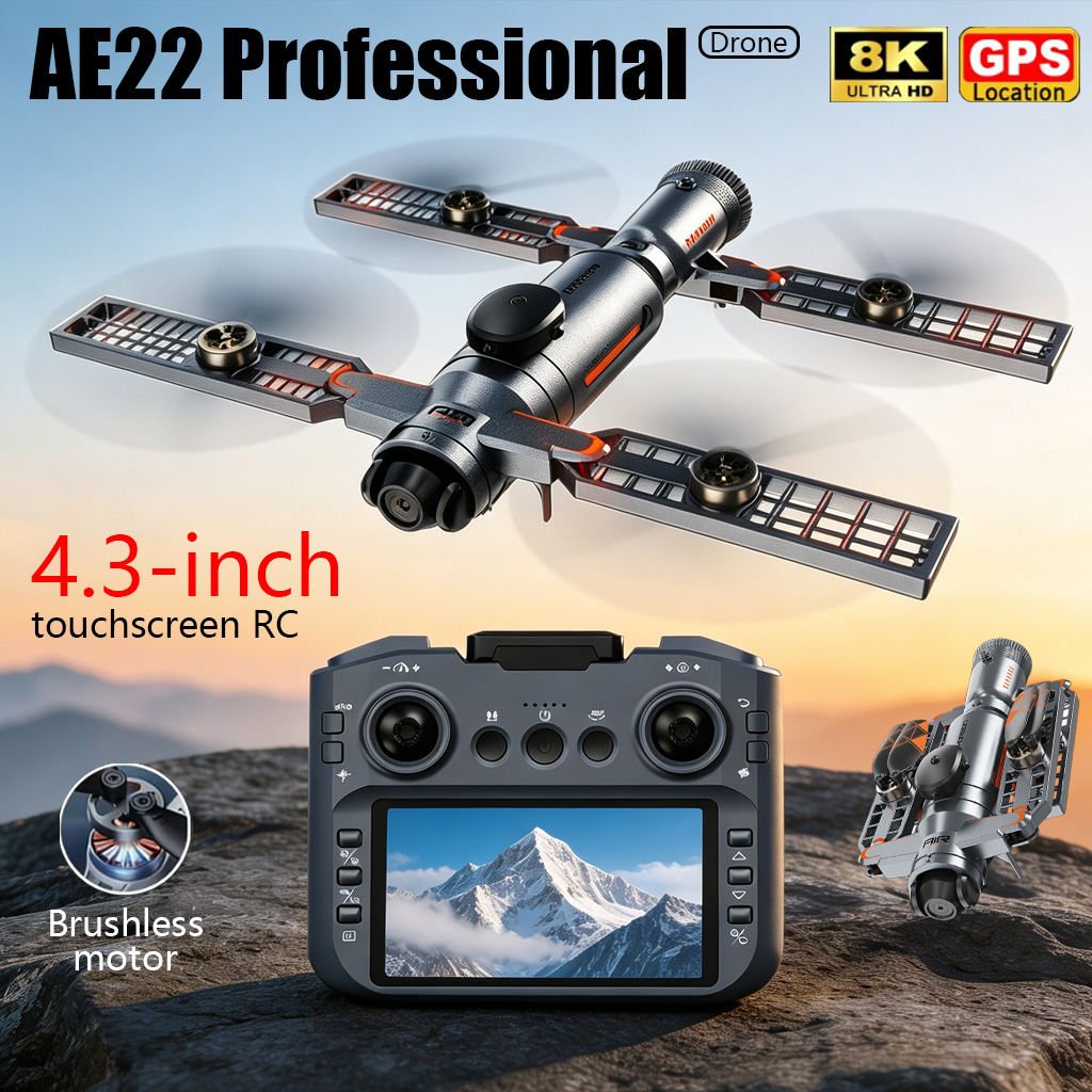 Drone Video Production - Upgraded AE22 PRO MAX Foldable Drone