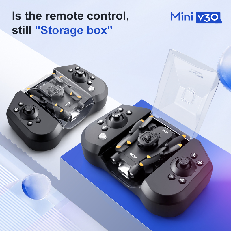 Mini V30 WiFi FPV Drone With 4 - Drone Video Production ulasan dan harga