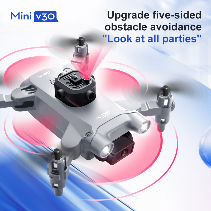 Mini V30 WiFi FPV Drone With 4 - Drone Video Production ulasan dan harga