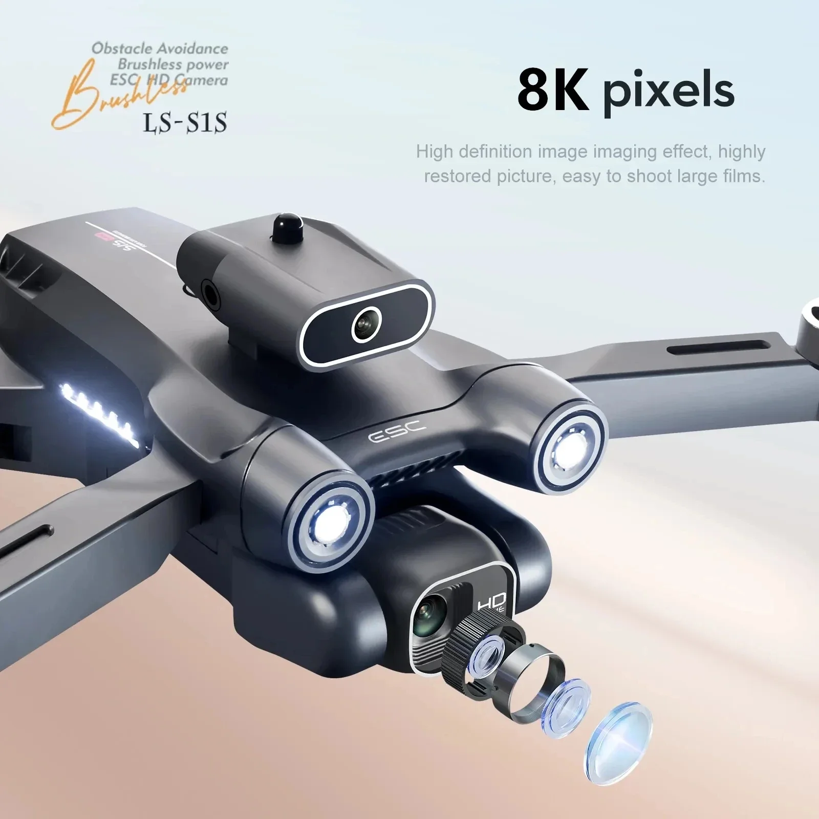New S1S 5G GPS Drone Camera 8K - Drone Mapping ulasan dan harga