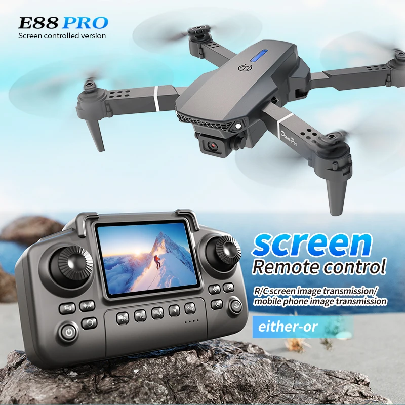 Professional E88 PRO Drone wit - Drone Photogrammetry ulasan dan harga
