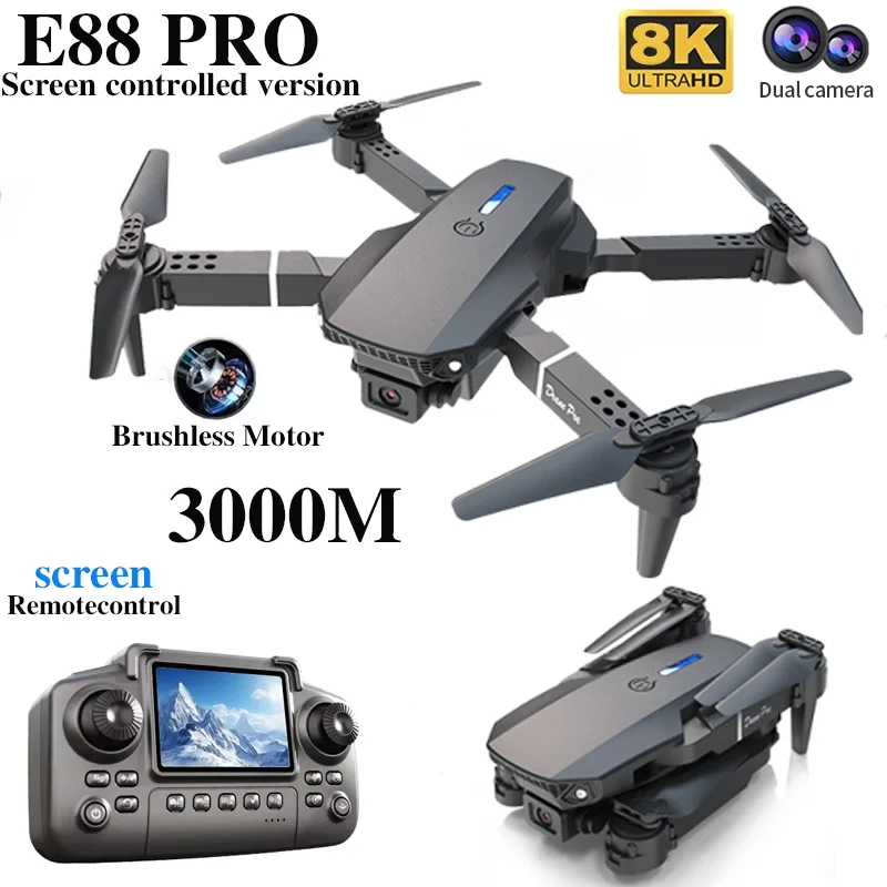 Professional E88 PRO Drone wit - Drone Photogrammetry ulasan dan harga