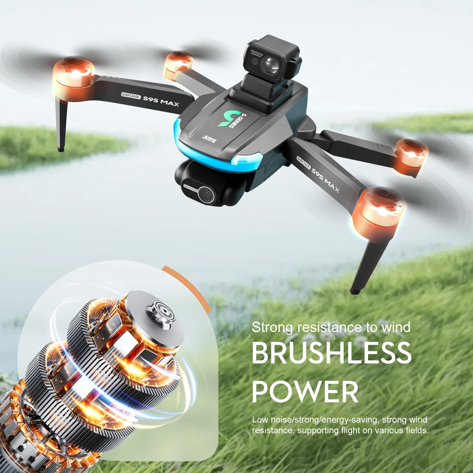 NEW S9S MAX MINI Drone 4K 2-Ax - Drone Video Production ulasan dan harga