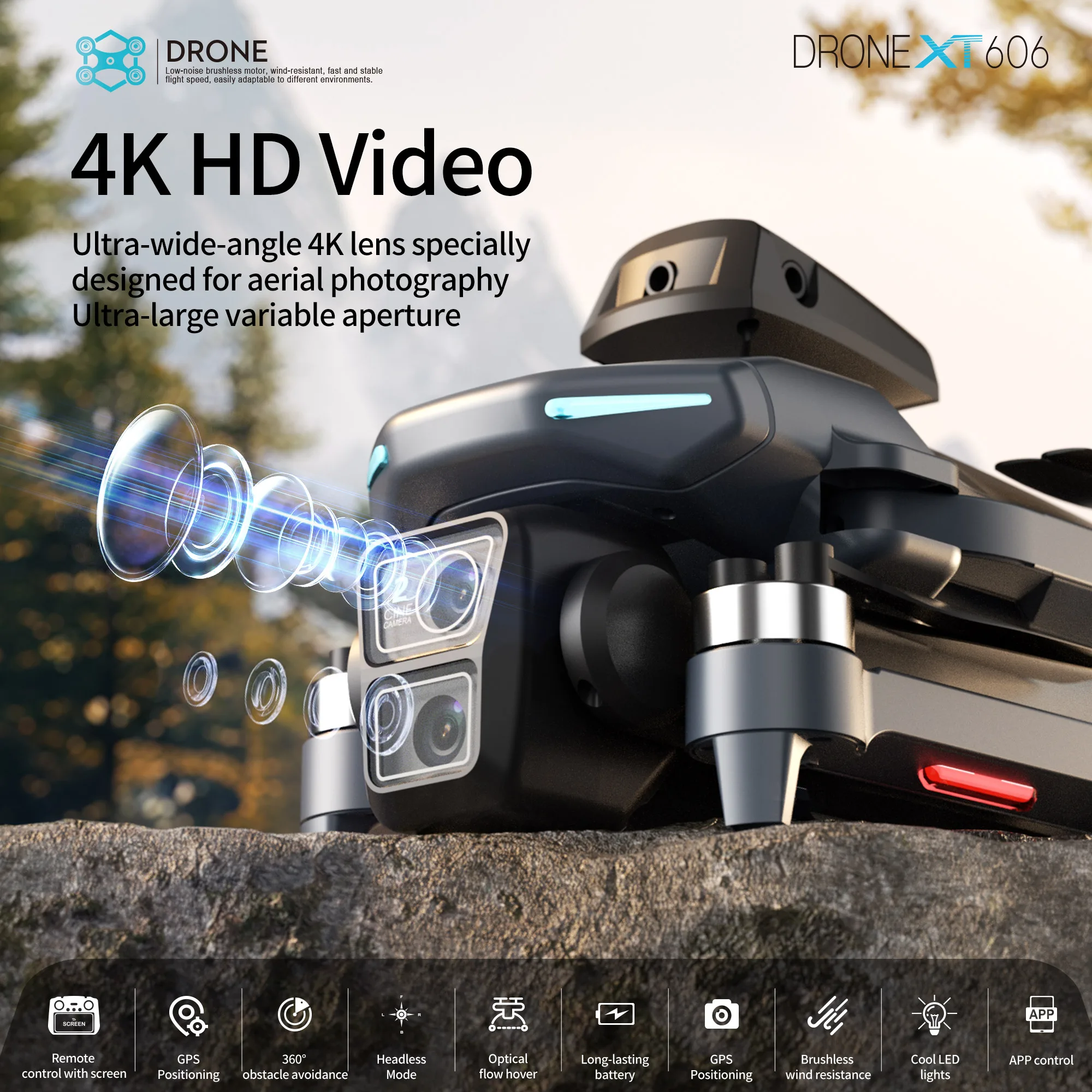 Lenovo XT606 MAX GPS Drone 4k  - Drone Photogrammetry ulasan dan harga