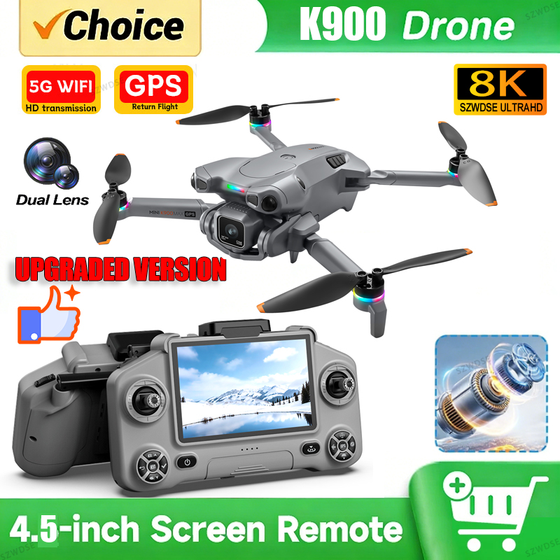 New K900 MAX GPS Drone with 4K - Drone Mapping ulasan dan harga