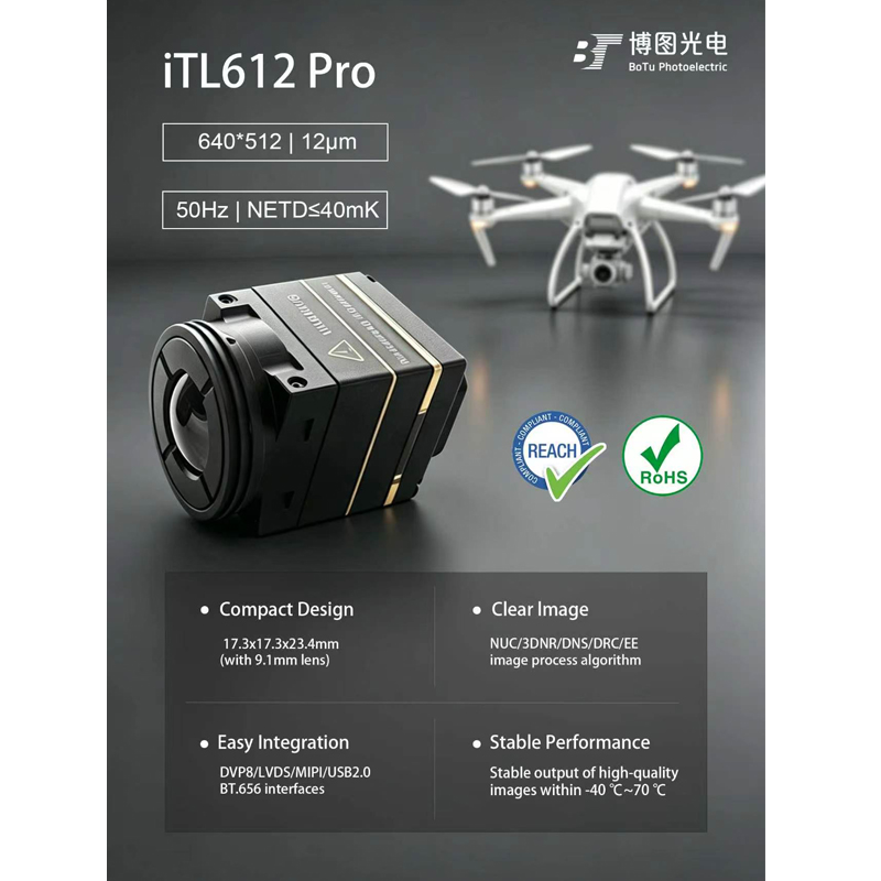 Itl612 CVBS Mini 640*512 9.1mm - Drone Thermal Imaging ulasan dan harga
