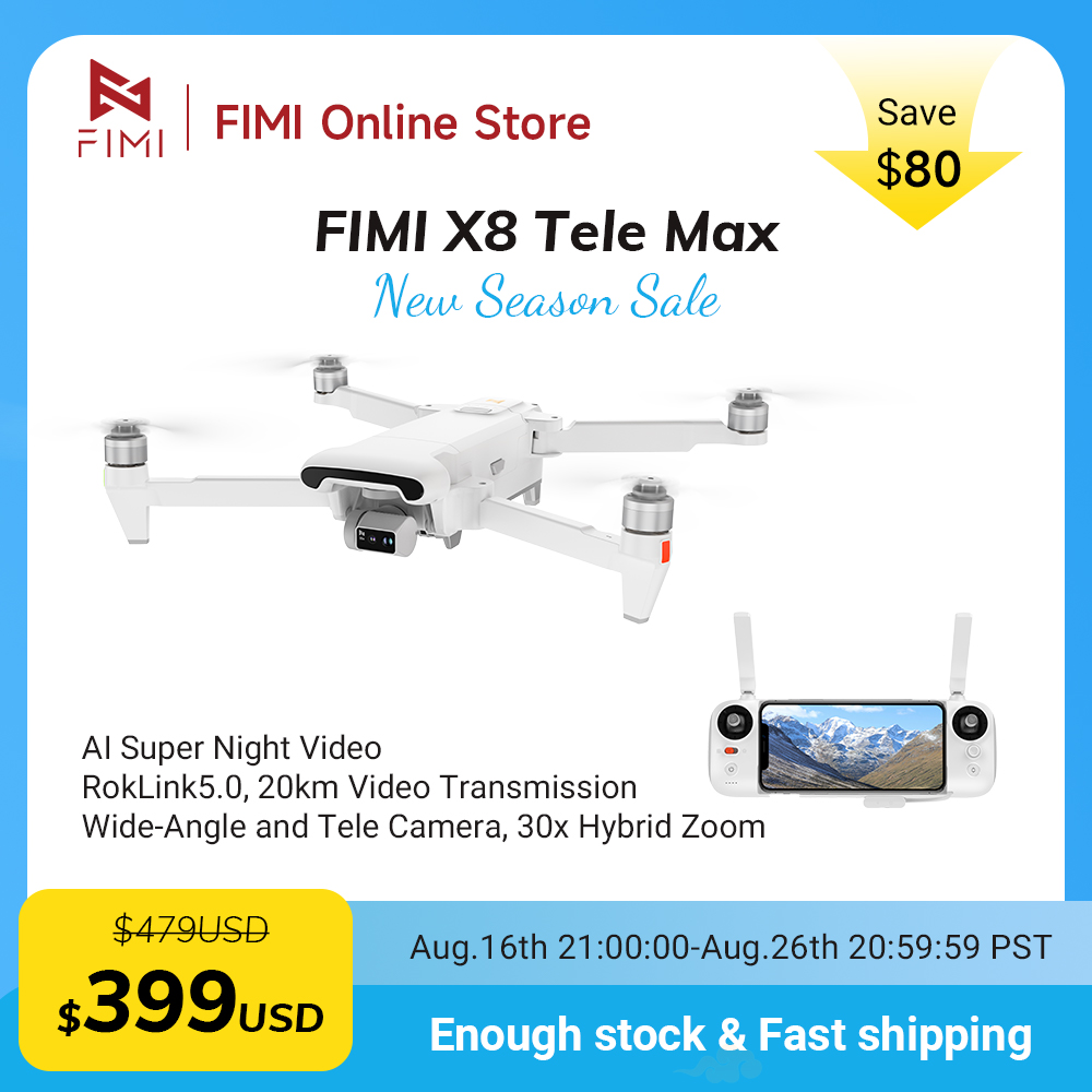 FIMI X8 Tele Max Drone 4K Prof - Drone Thermal Imaging ulasan dan harga
