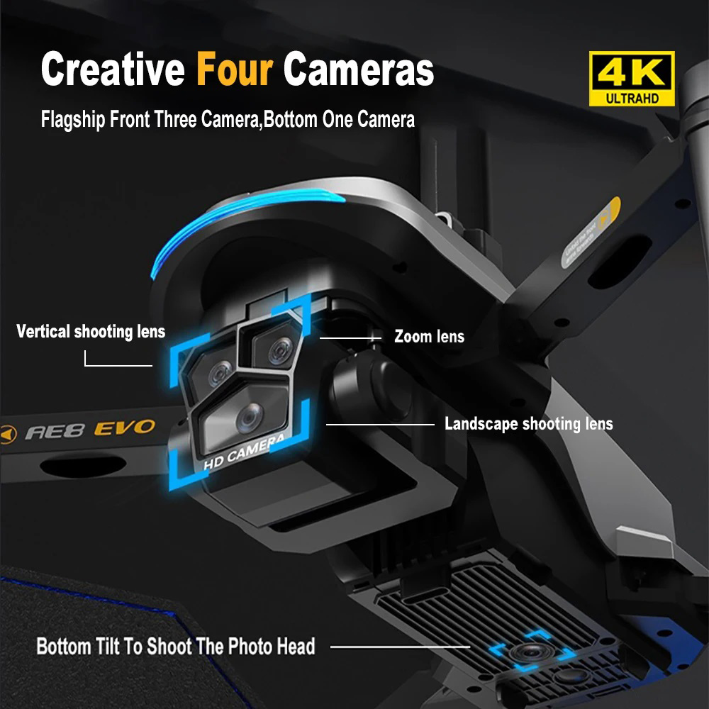 AE8 EVO Drone GPS 8K Professio - Drone Multispectral ulasan dan harga